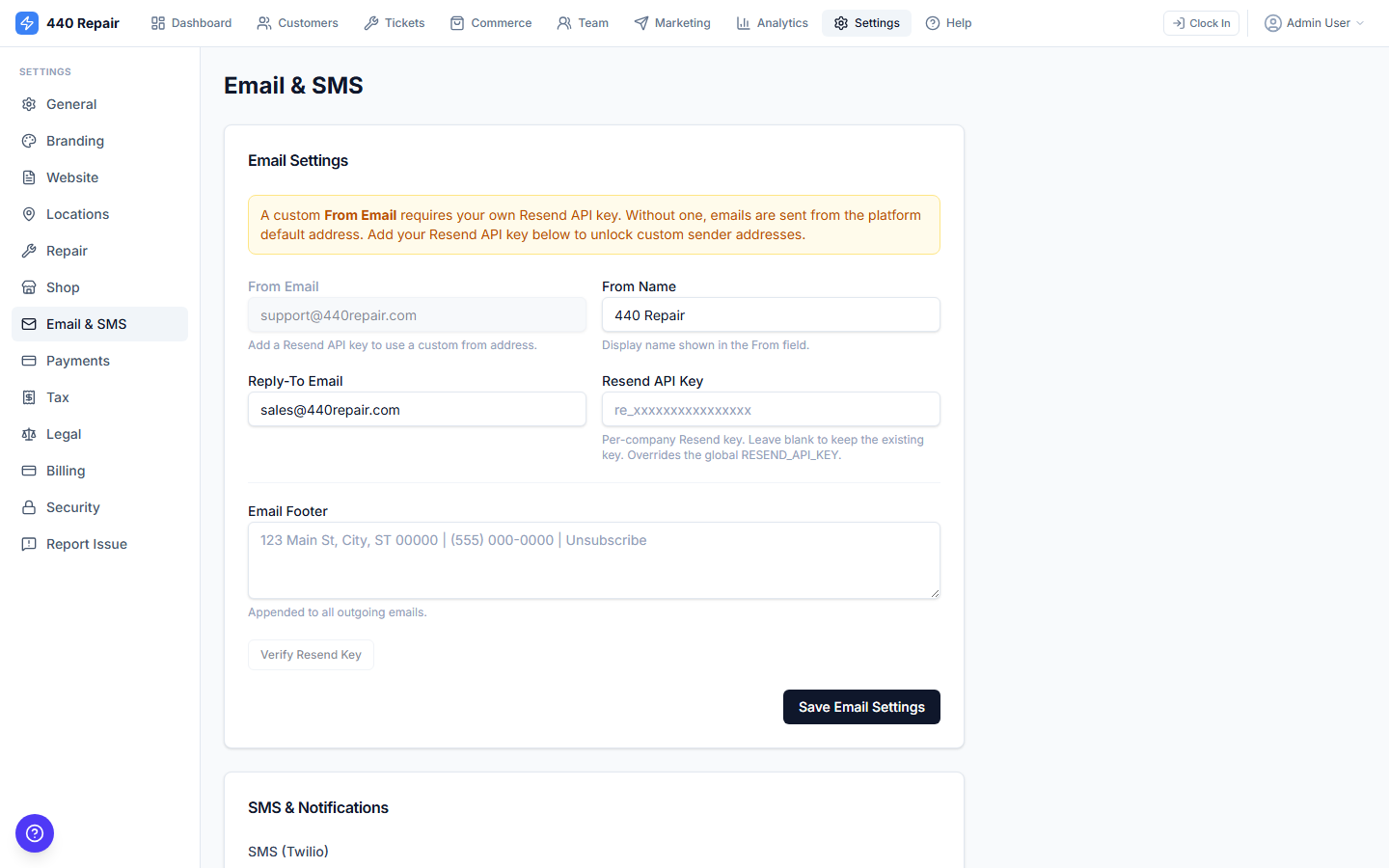 Marketing & Campaigns — screenshot 2