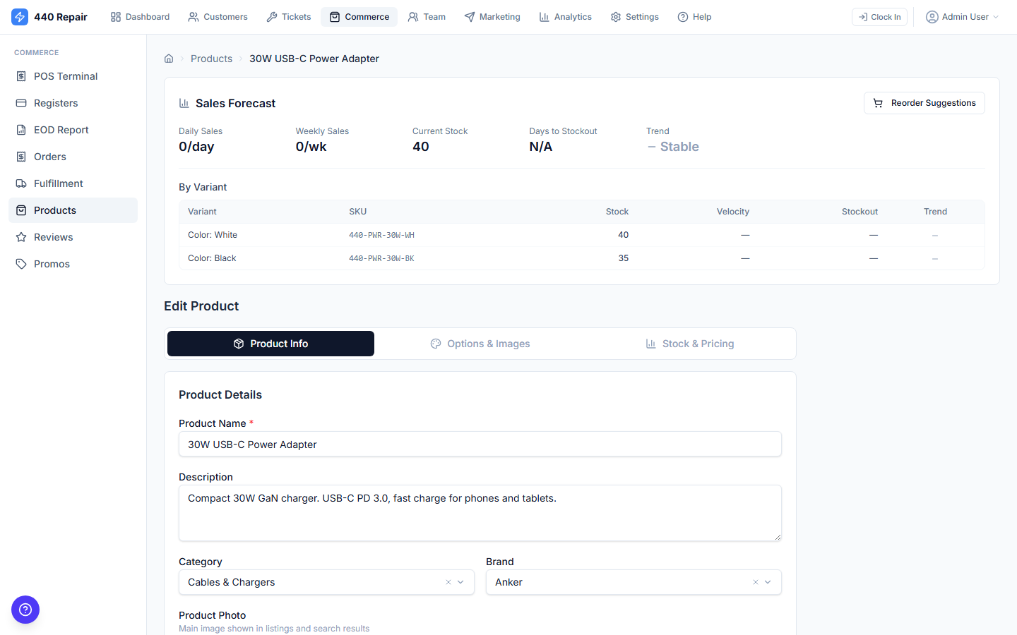 Point of Sale Terminal — screenshot 5