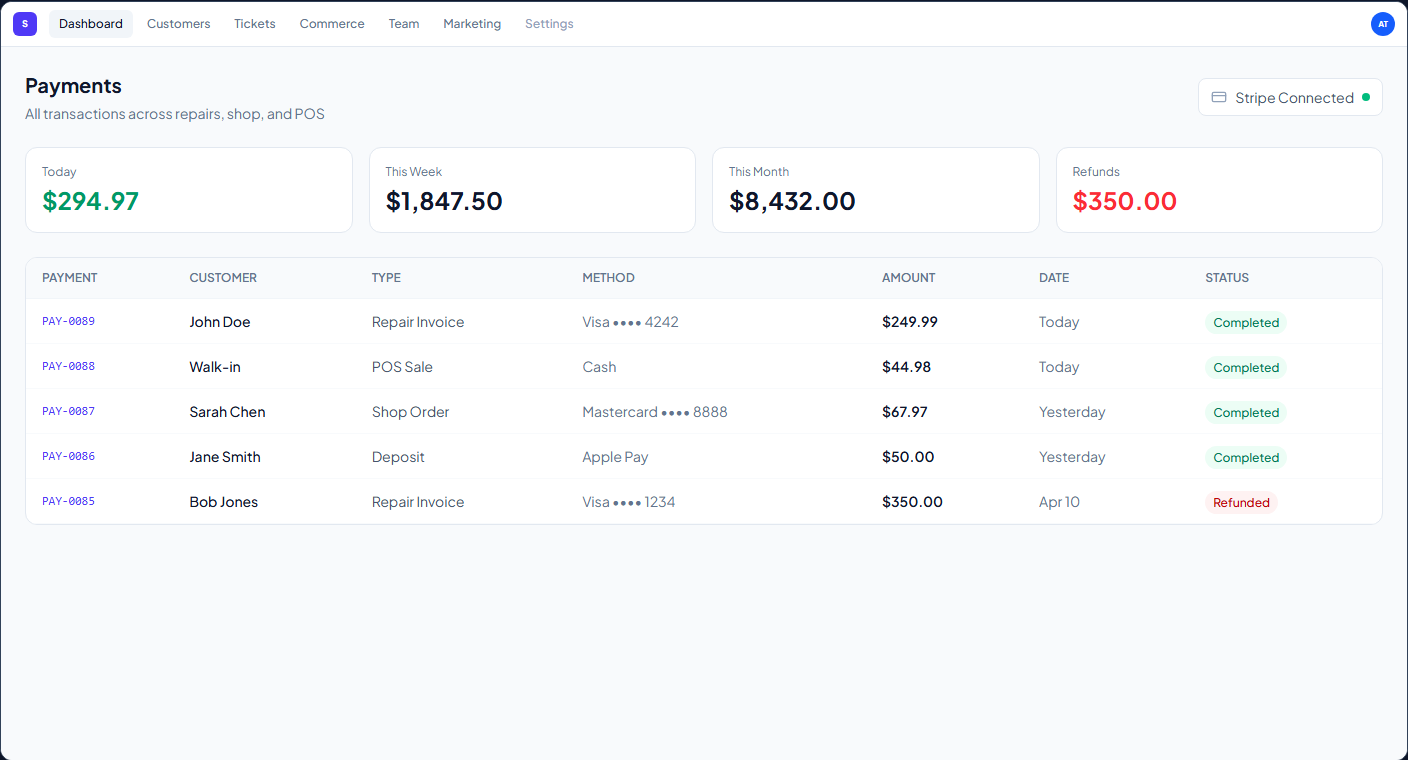 Customer Self-Service Portal — screenshot 3