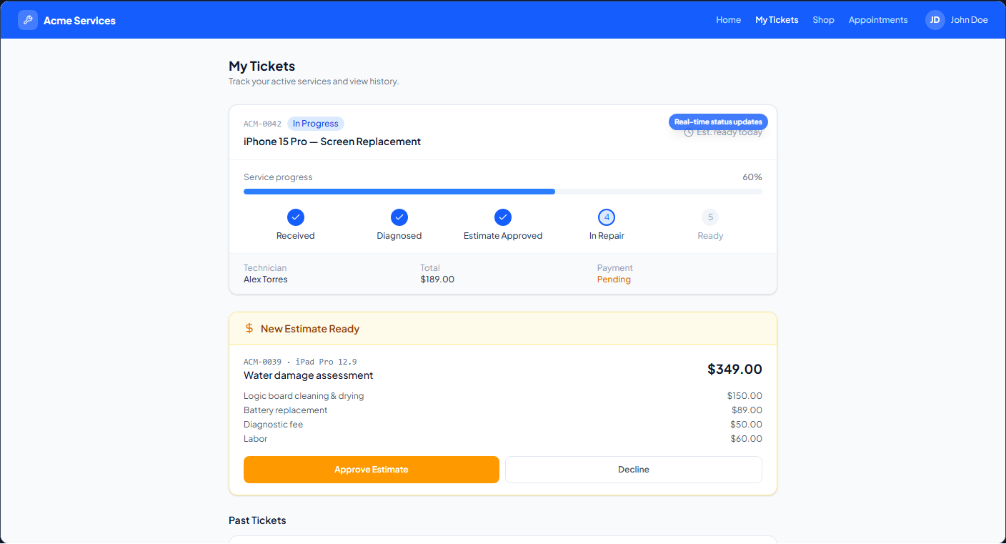 Equipment Pickup Service — screenshot 3