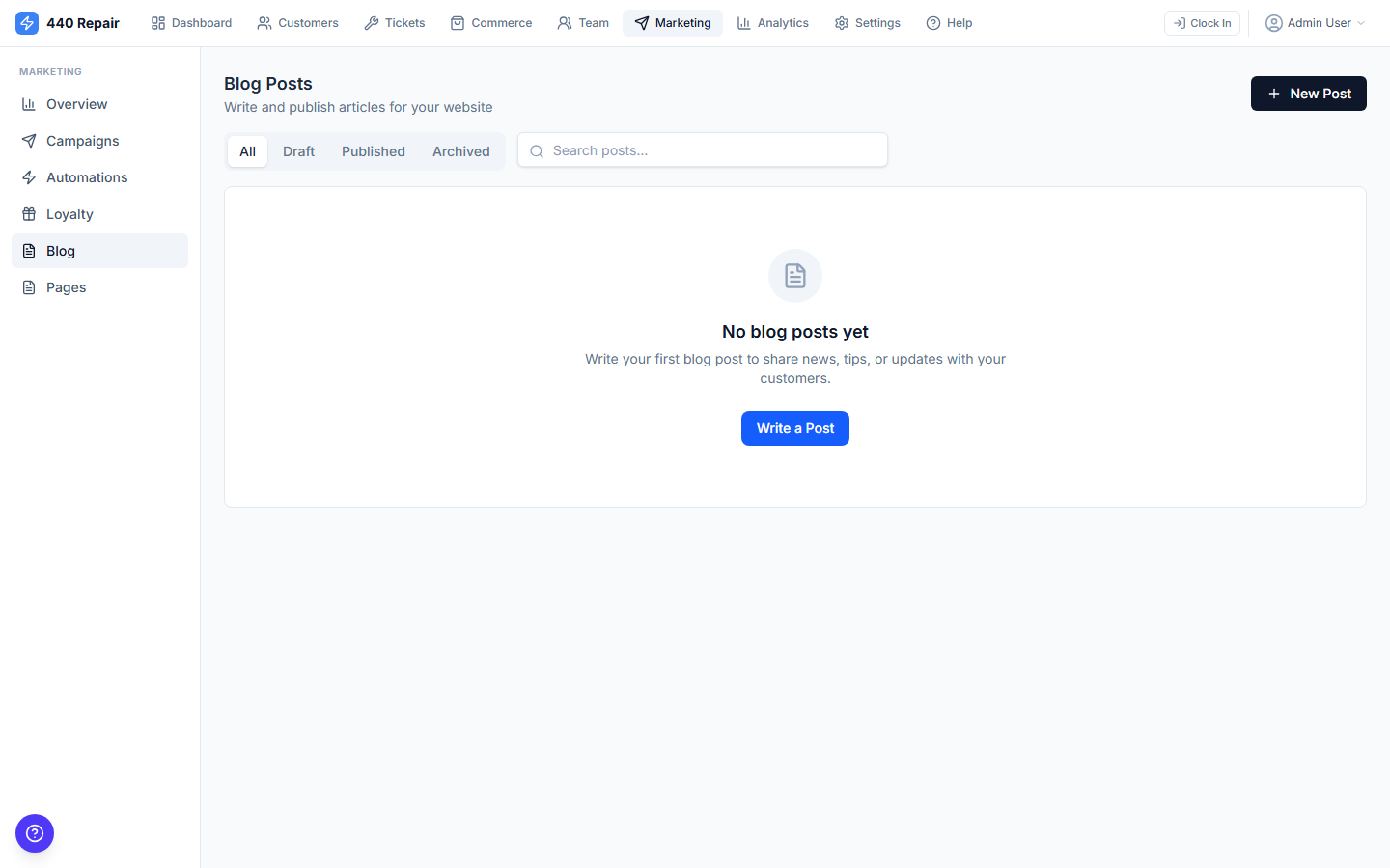 Blog & Content Pages — screenshot 1